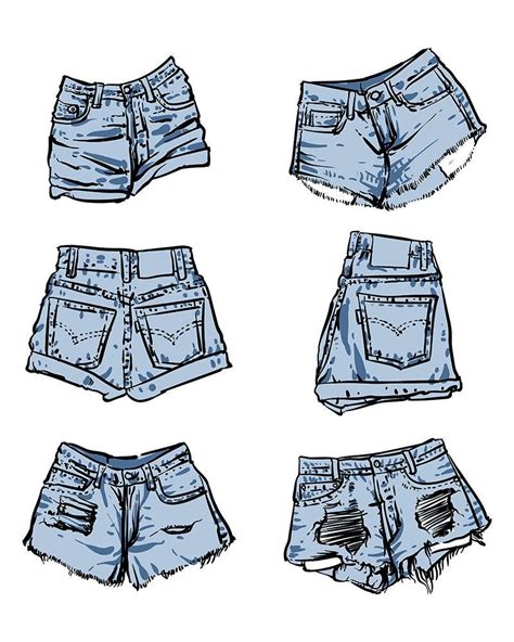 jean shorts drawing|drawings of legs in jeans.